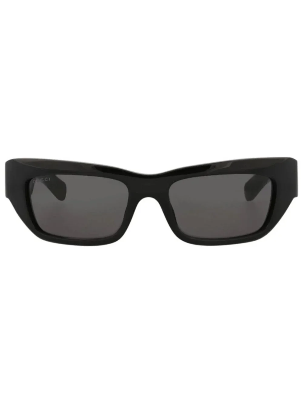 New Gucci Women's Sunglasses Cat Eye Recycled Acetate Frame Mens Black Black